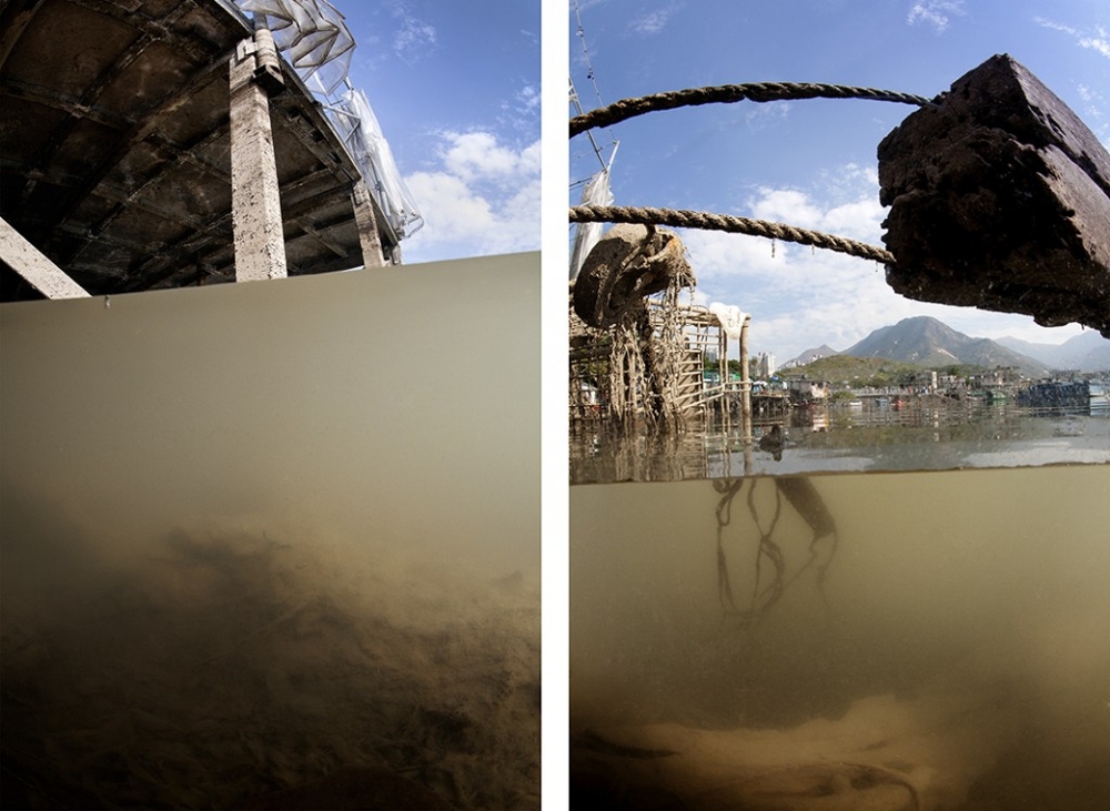 Гонконг из-под воды в фотографиях Андреас Мюллера