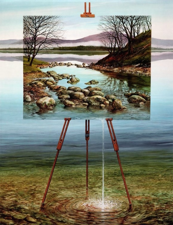 Расширение восприятия мира в масляных картинах Ника Саймона 