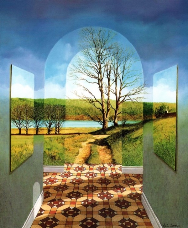 Расширение восприятия мира в масляных картинах Ника Саймона 