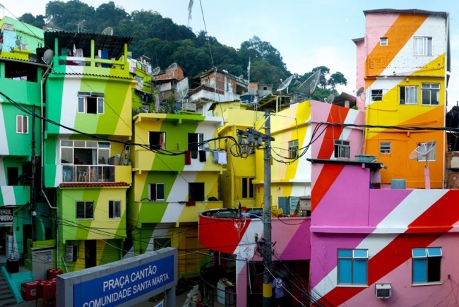 Цветные города на нашей планете