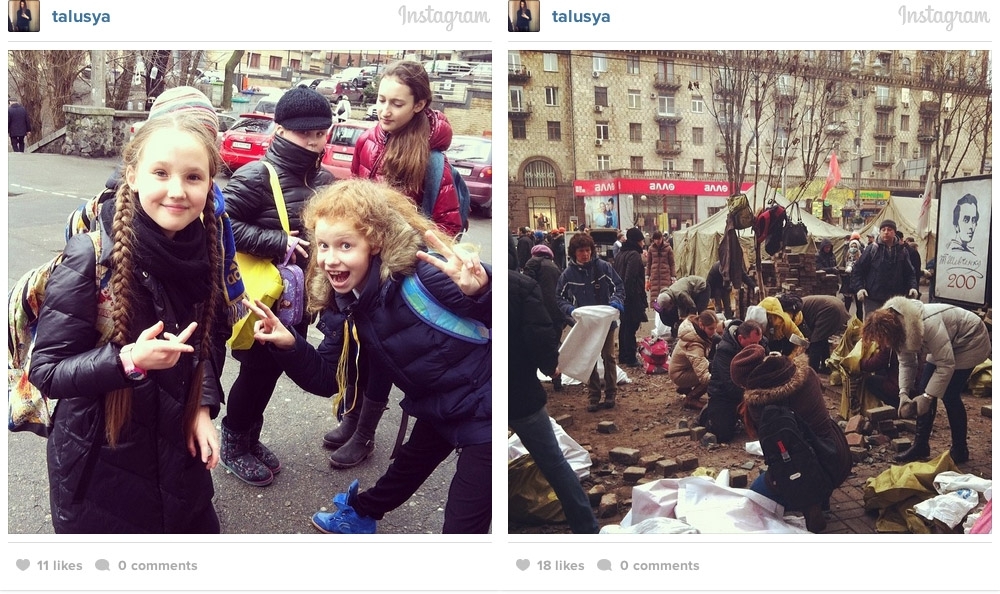 До и после: Киев в Instagram.