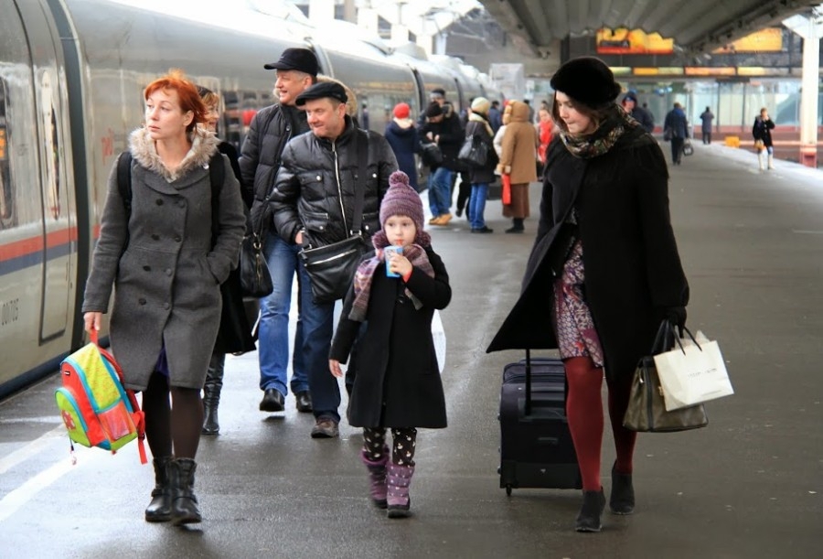 Железнодорожное путешествие американки из Питера в Москву