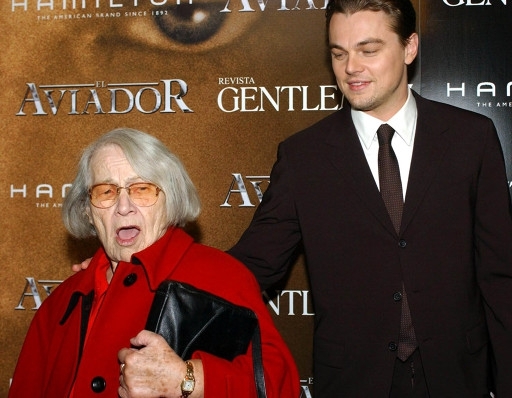Русская бабушка с внуком