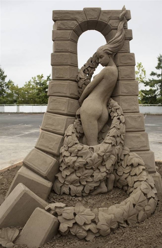 Скульптуры из песка 