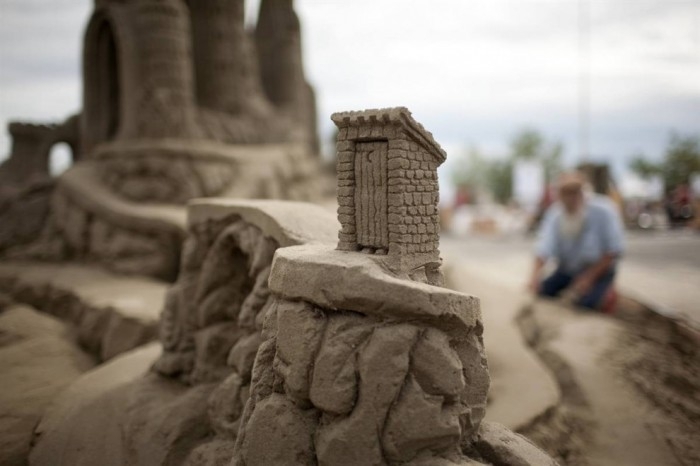 Скульптуры из песка 