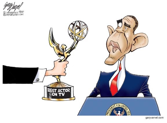 Карикатуры Барака Обамы в интернете