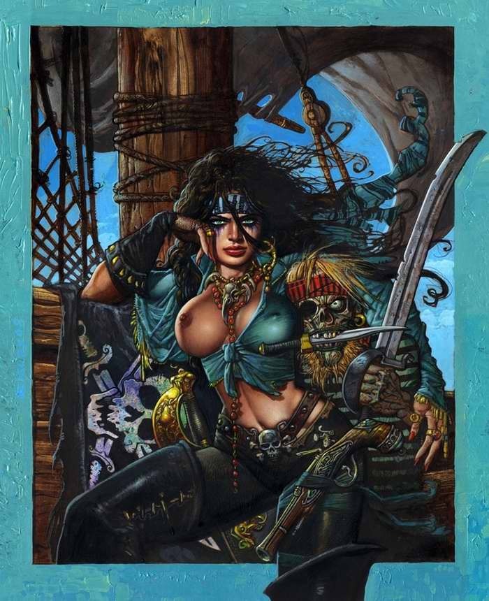  Энн Бонни (женщина-пират ирландского происхождения) 