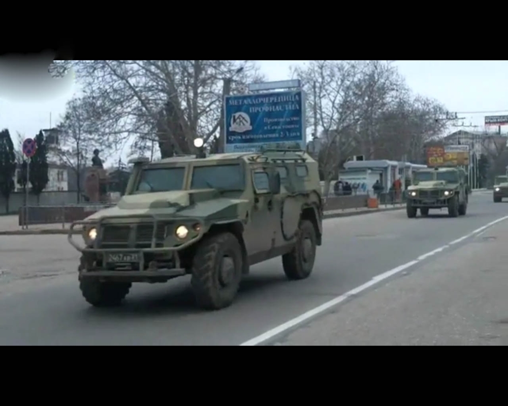 Севастополь,центр города 2 марта 2014