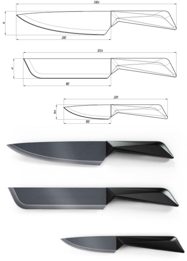Как делают дизайн ножа.