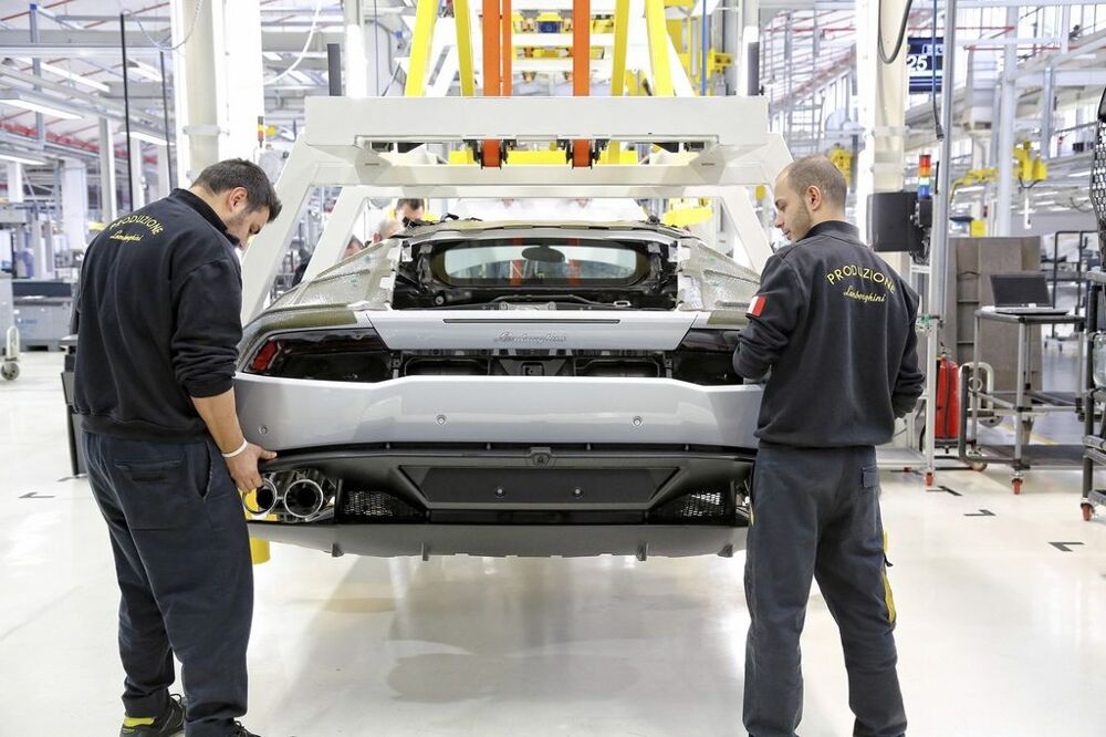 Как собирают Lamborghini Huracan