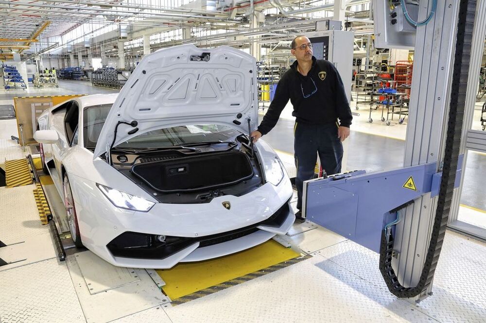 Как собирают Lamborghini Huracan
