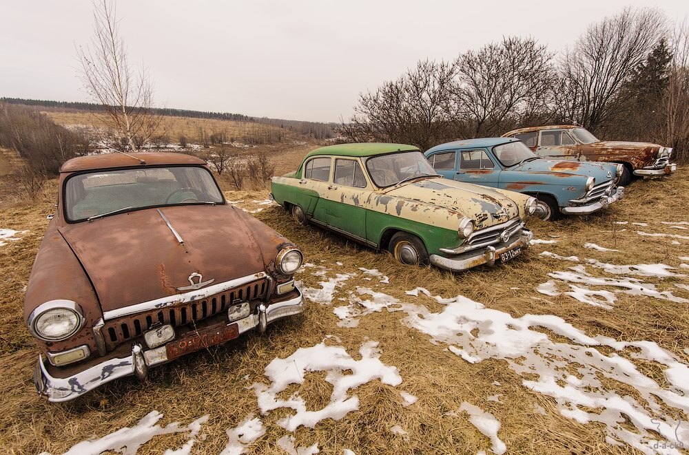 Музей автомобильной техники под открытым небом в Черноусово