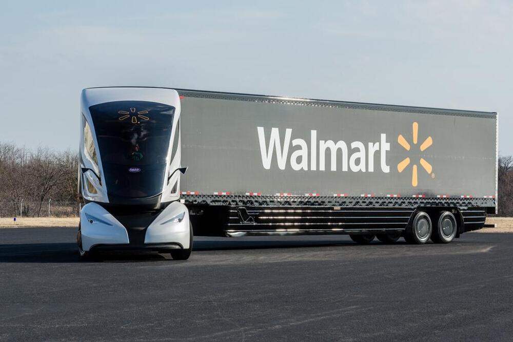 Невероятный футуристический грузовик от Walmart