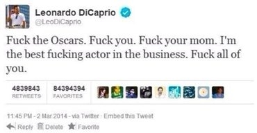 Леонардо Ди Каприо получил Оскара. Чугунного... 