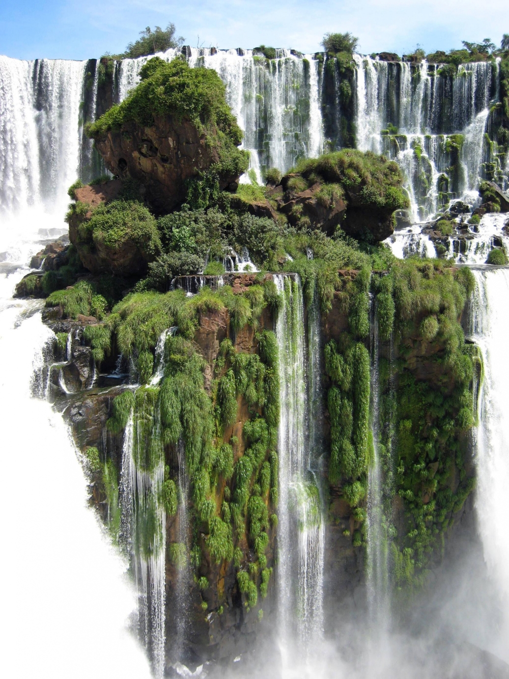 Остров на водопаде Игуасу
