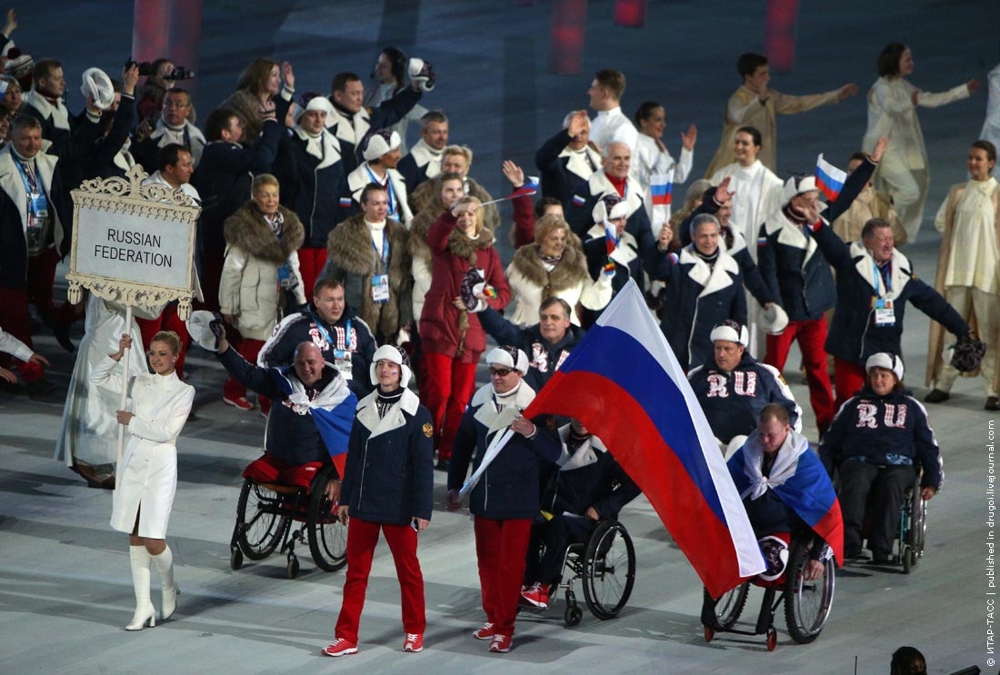 Открытие Паралимпийских Игр в Сочи 2014