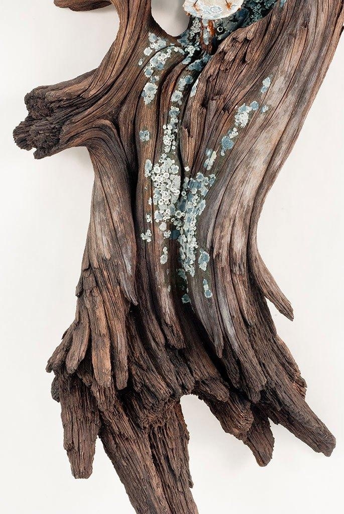 Необычные «деревянные» скульптуры из керамики