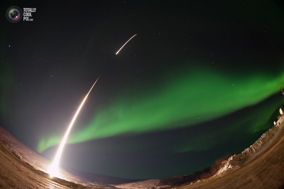 Запуск ракеты NASA, Аляска 