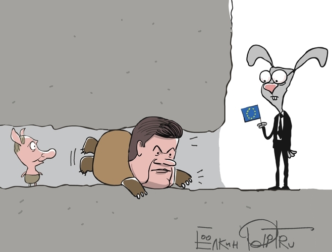 Злободневные рисунки Ёлкина