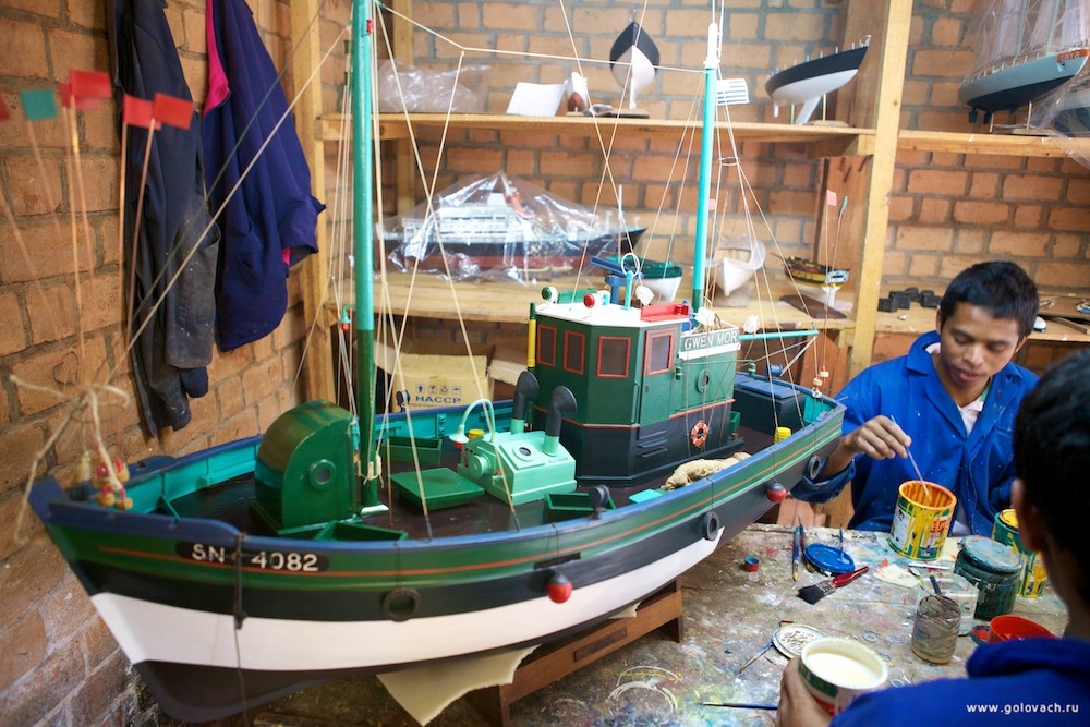 Как делают модели кораблей на Мадагаскаре