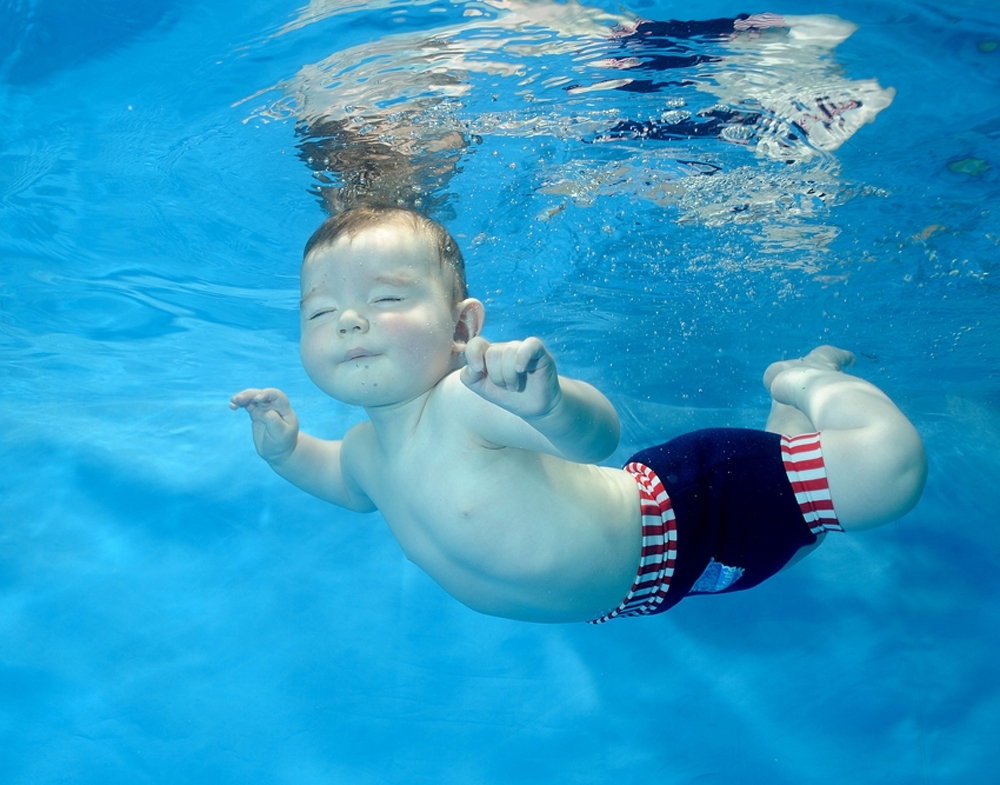 Малыши под водой... Фотограф Phil Shaw