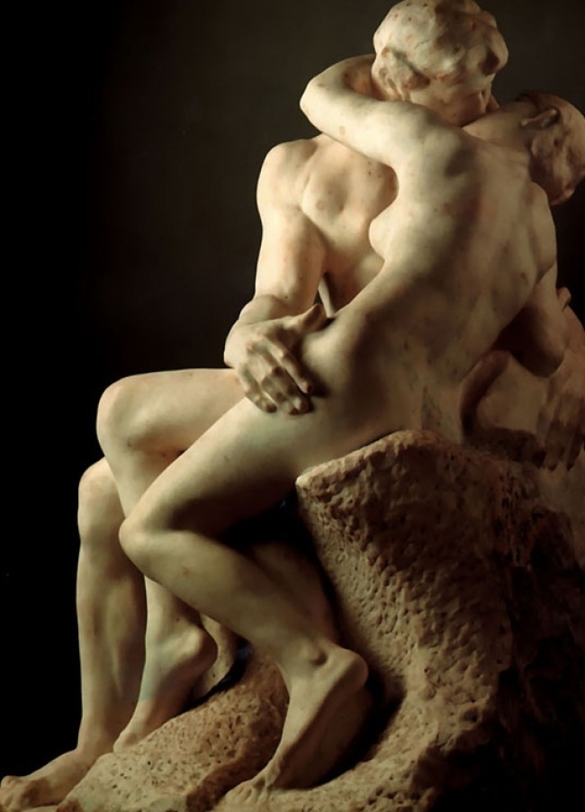 Огюст Роден, «Поцелуй», 1882 г.