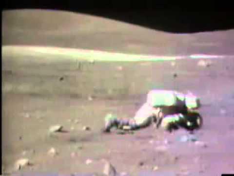 Apollo 16 EVAs 2 (falling down on the Moon) 