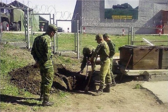  Похороны "бычка" в армии