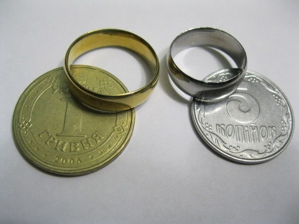 Как сделать кольцо из обычной монеты.