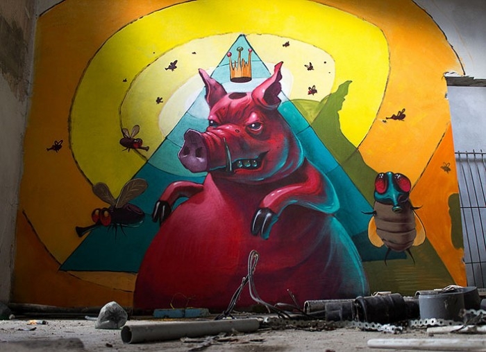 Потрясающие граффити от Fat Heat