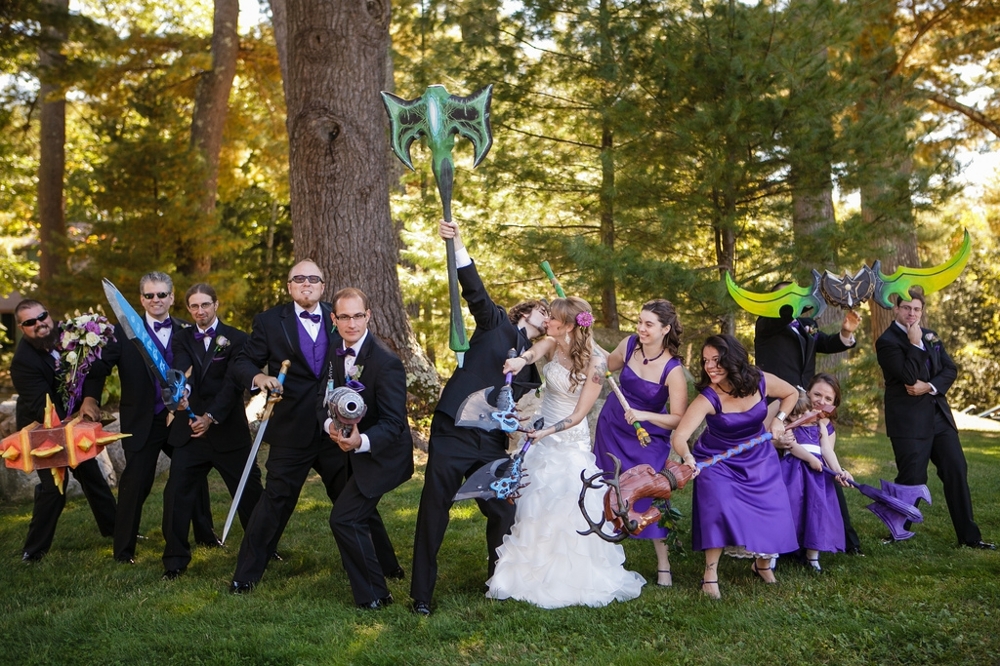 Американцы устроили свадьбу в стиле World of Warcraft