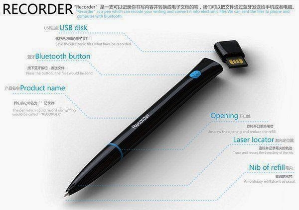 Записывающая супер ручка. (Pen Recorder)