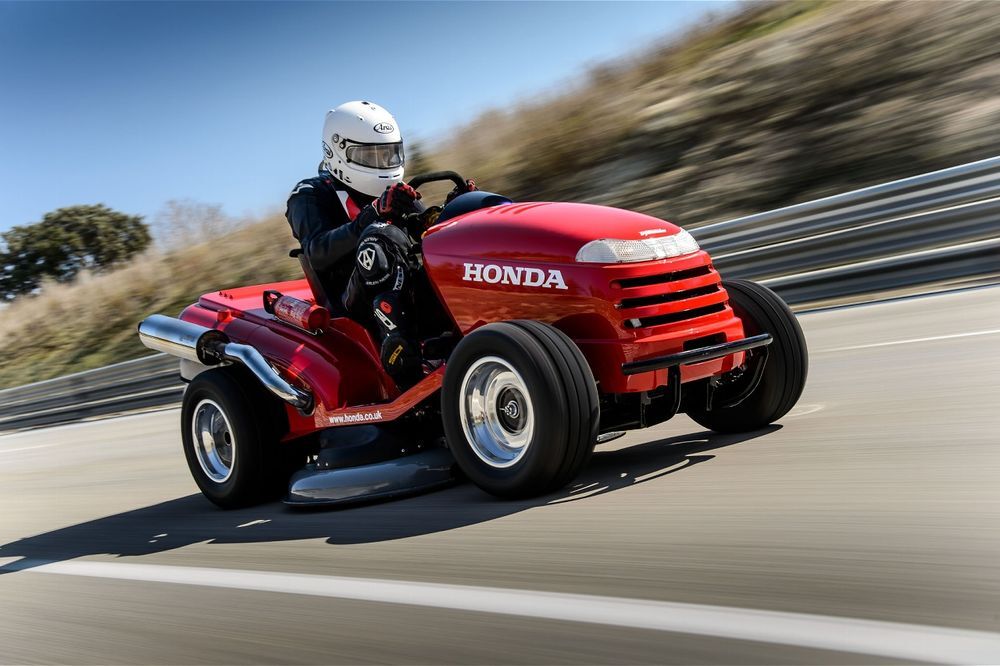 Газонокосилка Honda Mean Mower  установила  рекорд скорости