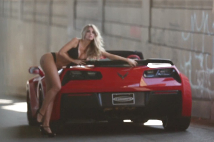  Corvette на дисках Forgiato с девушкой или сами по себе