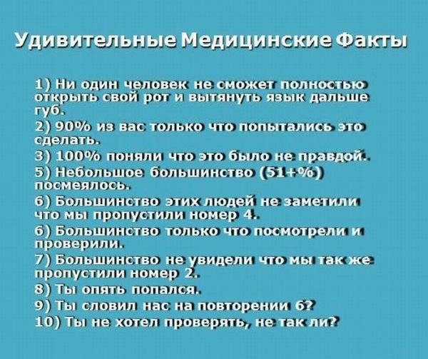 Интересные факты