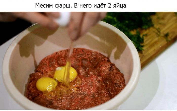 Необычный мясной рулет  