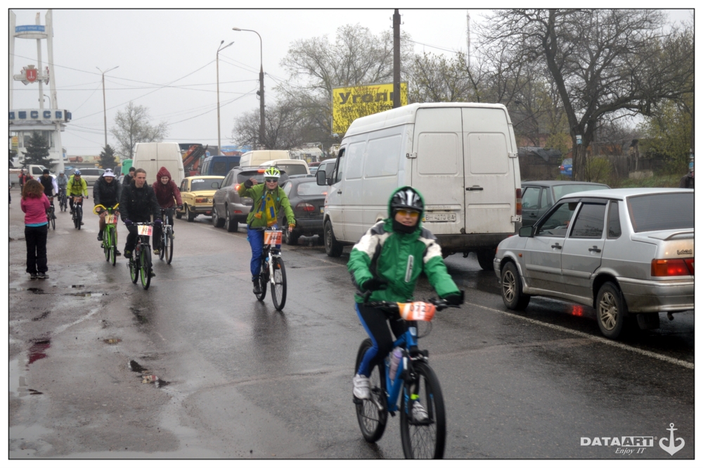 100 км велопробег в Одессе по поясу Славы