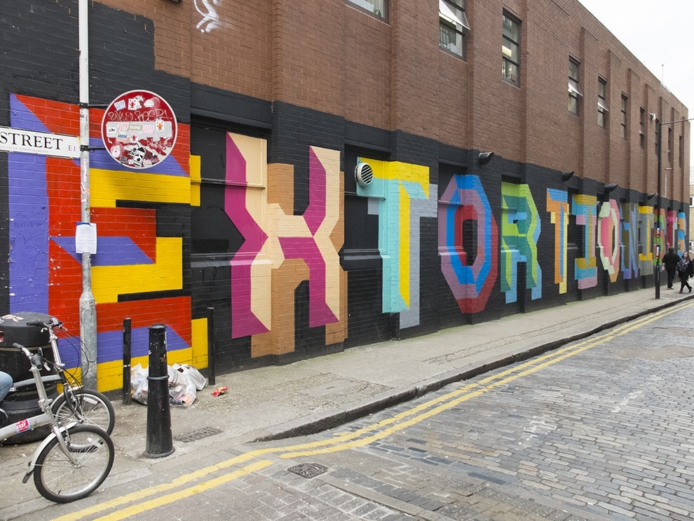 Стрит-арт на улицах Лондона