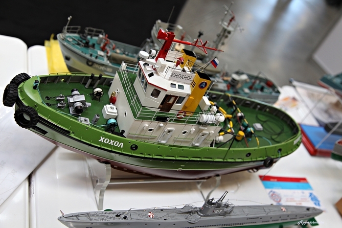 Модели судов на выставке «Moscow Hobby Expo 2014» 