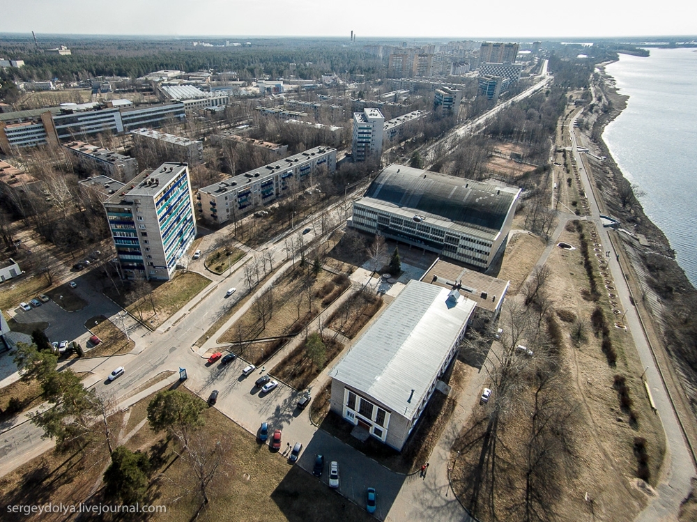  Дубна с высоты птичьего полёта 