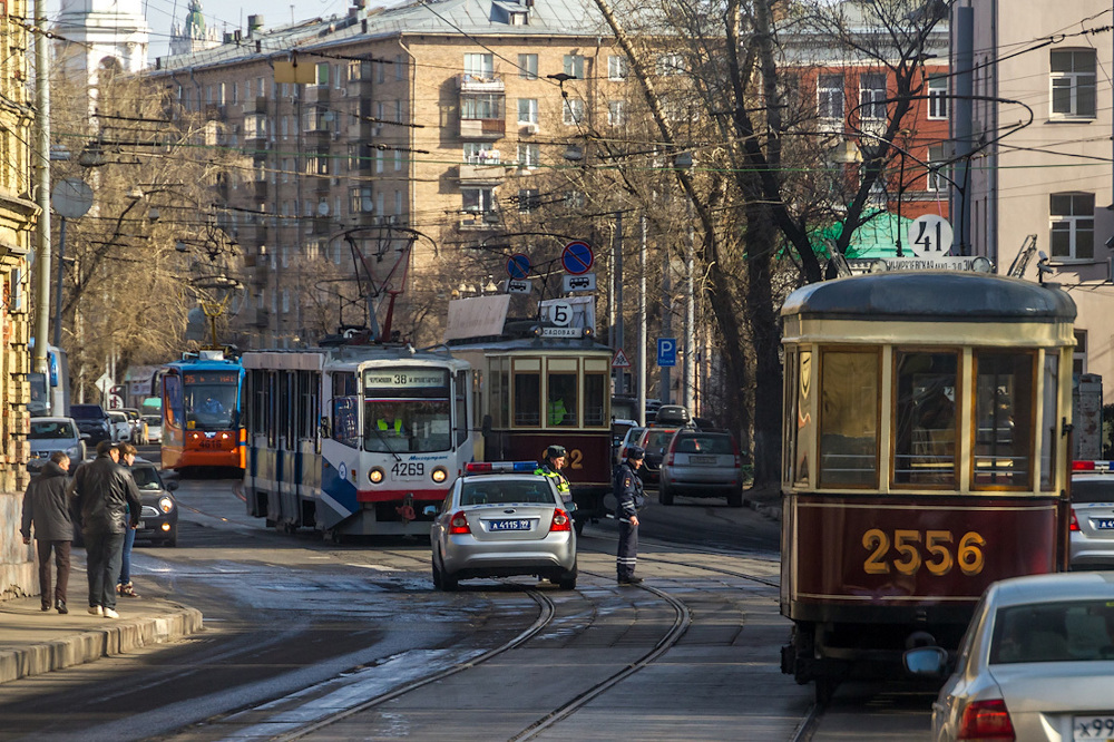 Парад трамваев в Москве