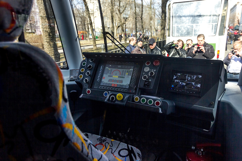 Парад трамваев в Москве