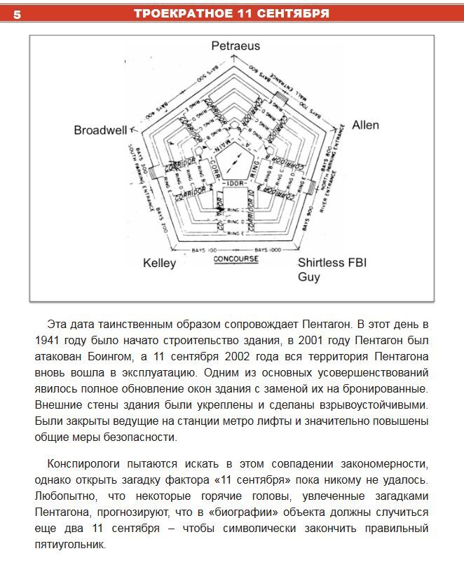 Таинственные факты о Пентагоне