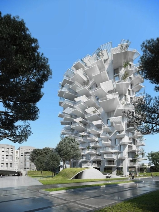 17-этажное «Белое дерево» («L’Arbre Blanc») вырастет на юге Франции.