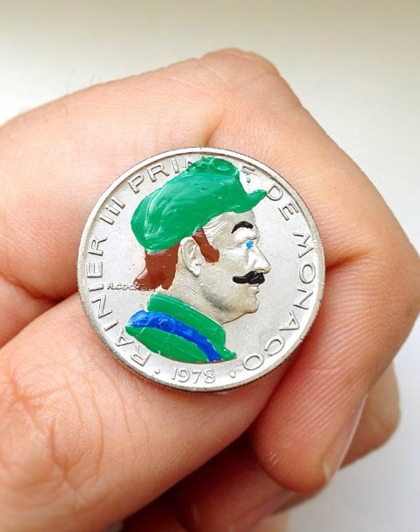 Разрисованные монеты
