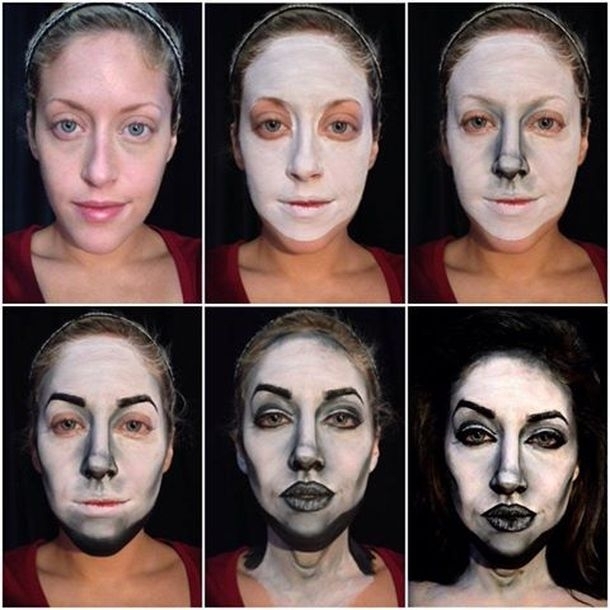 Визажист превращает себя в знаменитостей с помощью макияжа