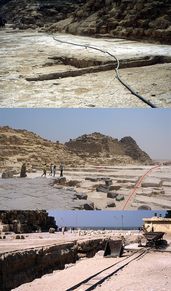 Базальтовые полы у пирамиды Хуфу