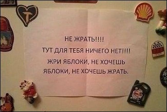 Прикольные надписи и объявления