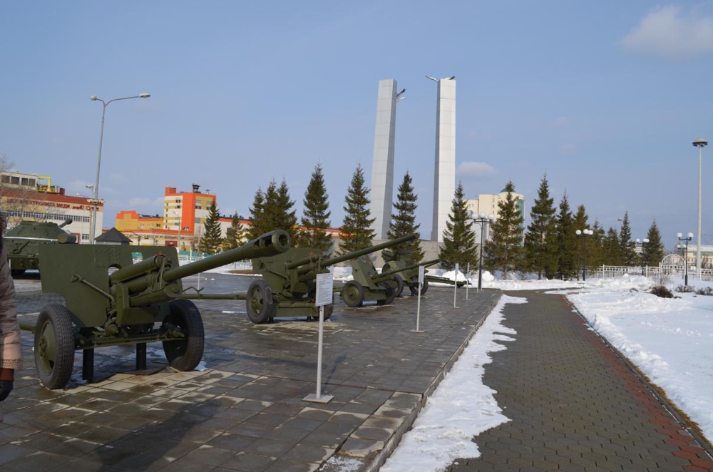 Прогулка по музею военной техники Верхняя Пышма 2014. Артиллерия. 