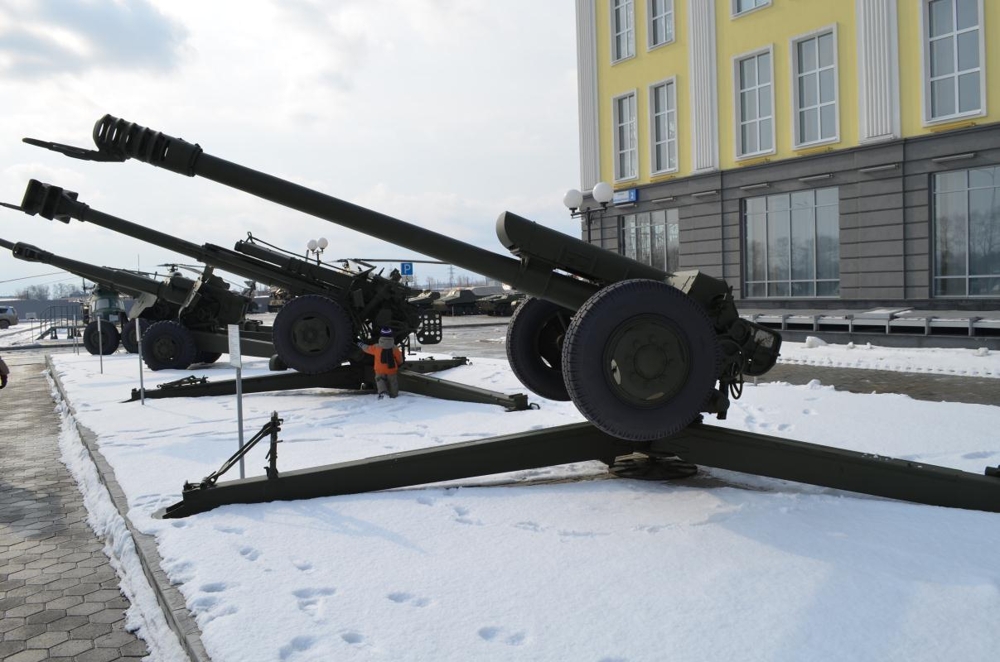 Прогулка по музею военной техники Верхняя Пышма 2014. Артиллерия. 